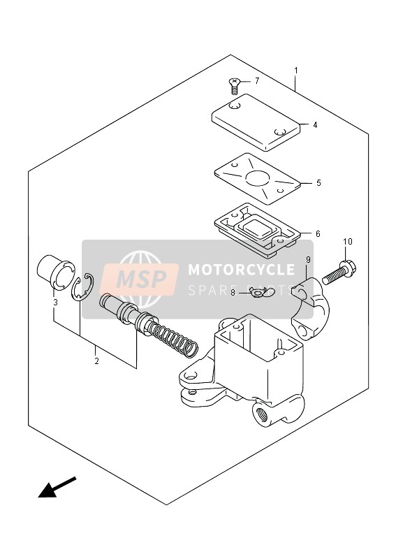 Front Master Cylinder (AN400 E19)